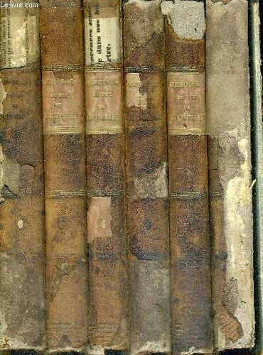 Memoires Historiques Et Anecdotiques Du Duc De Richelieu - 6 Volumes - Tomes 1 A 6 - Memoires Secrets Et Inedits Sur Les Cours De France Aux Xv E. Xvi E. Xvii E Et Xviii Eme Siecle