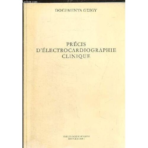 Precis D Electrocardiographie Clinique