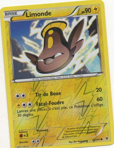 Limonde 42/101 Pokemon Noir Et Blanc