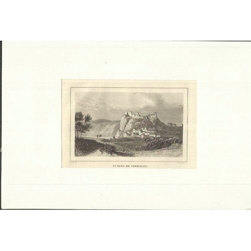 Gravure Sur Acier Xixe / St Paul En Cornillon (42260 Unieux)