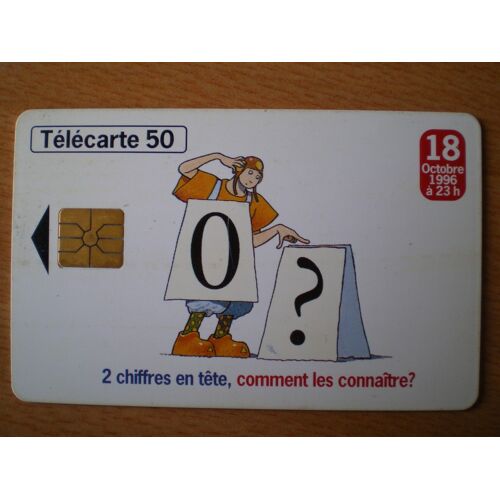 Télécarte 50 Unités France Telecom Numérotation À 10 Chiffres