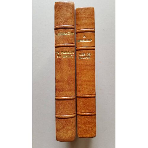 Iles De Beauté - Un Paradis Se Meurt - Alain Gerbault - Lot De 2 Livres