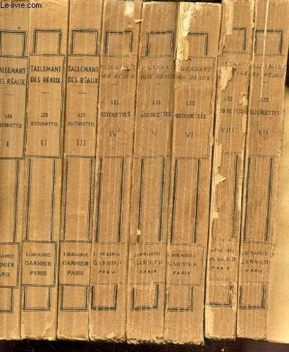 Les Historiettes De Tallemant Des Reaux - 8 Tomes