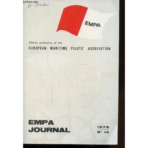 Empa - N°14 - Official Organ Of The European Maritime Pilot S Association