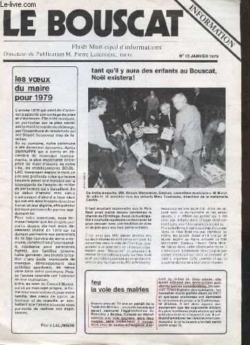 Le Bouscat - Flash Municipal D Informations - N° 13 - Janvier 1979