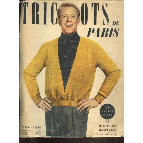 Tricots De Paris - N°136 - - 34 Modeles Masculins -