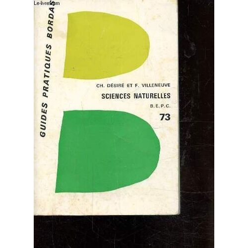 Sciences Naturelles Au B.E.P.C