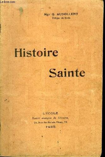 Histoire Sainte