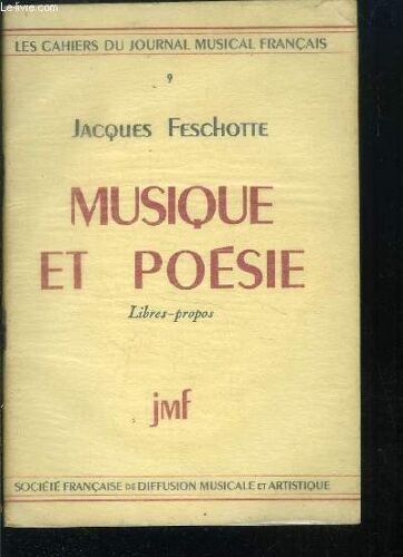 Musique Et Poesie