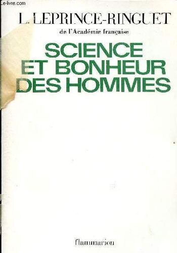 Science Et Bonheur Des Hommes