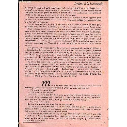 L Enfant A La Balustrade - Supplement A L Echo De La Mode N° 39
