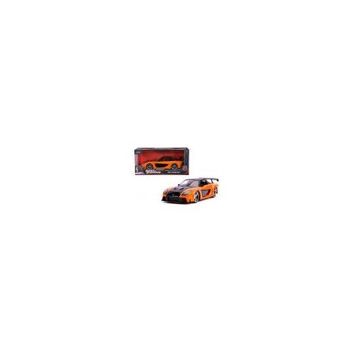 Jada Toys Fast Furious Mazda Rx-7 Voiture Jouet En Décast Portes Ouvertes Coffre Et Capot Échelle 1 24 Orange Métallique 253203058 Multicolore