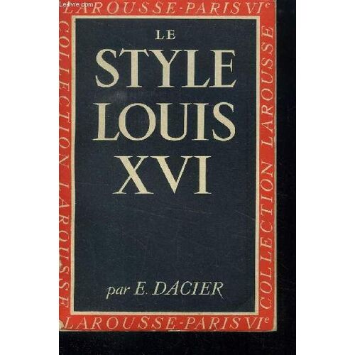 Le Style Louis Xvi