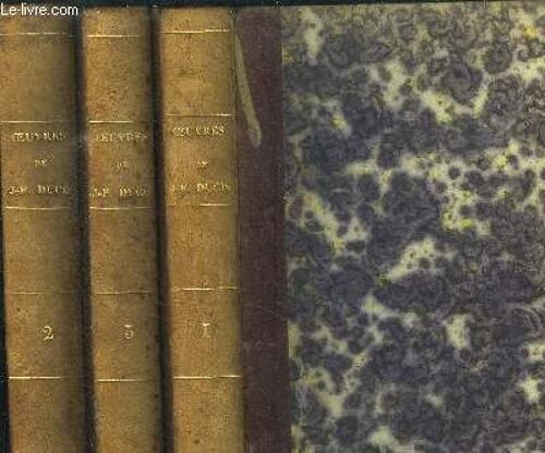 Oeuvres De J.-F. Ducis / En 3 Volumes - Tomes Premier/Second/Troisieme
