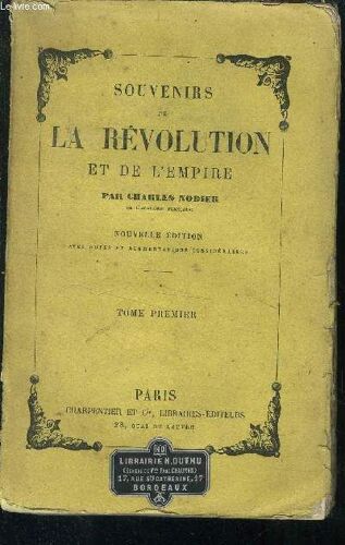 Souvenirs De La Revolution Et De L Empire
