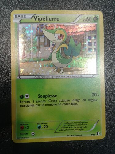 Carte Pokemon Vipelierre 1/12 Pv60  Mc Donald