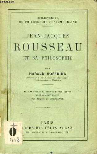 Jean-Jacques Rousseau Et Sa Philosophie