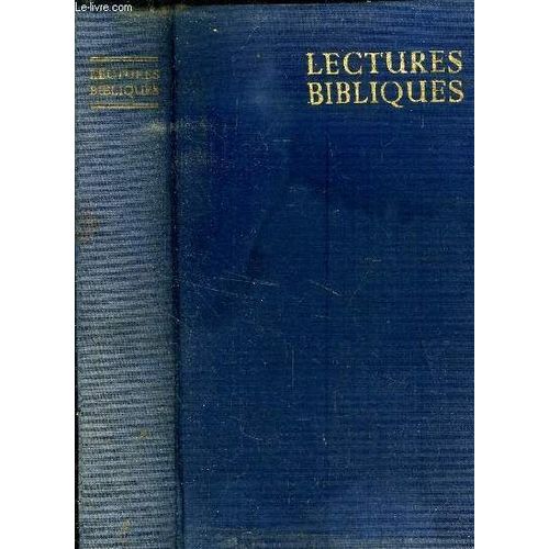 Lectures Bibliques : L Histoire Du Salut