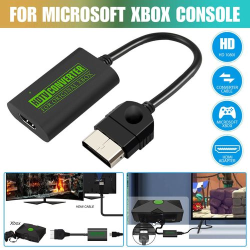 Convertisseur adaptateur HDMI pour Microsoft adapté à la Console de jeu vidéo rétro XBOX