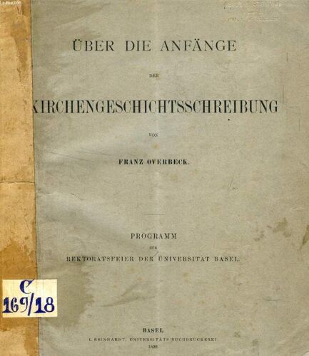 Über Di Anfänge Der Kirchengeschichtsschreibung