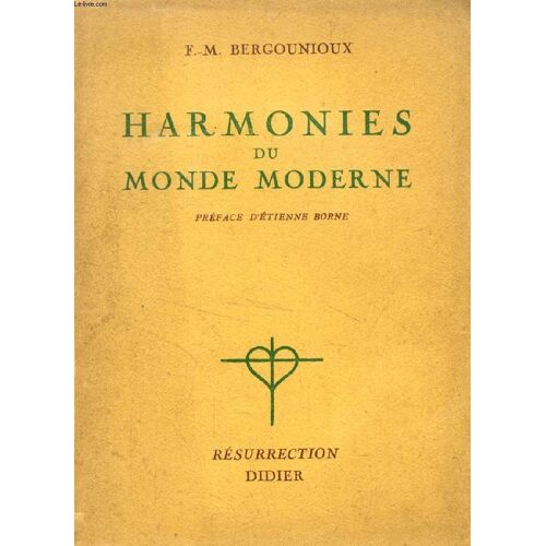 Harmonies Du Monde Moderne