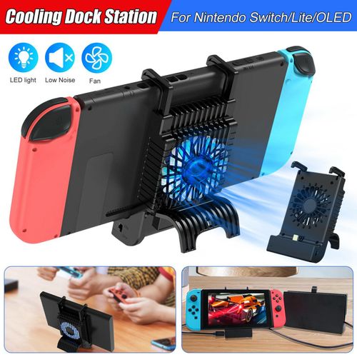 Convient À La Station De Chargement Nintendo Switch/Lite/Oled Avec Ventilateur De Refroidissement