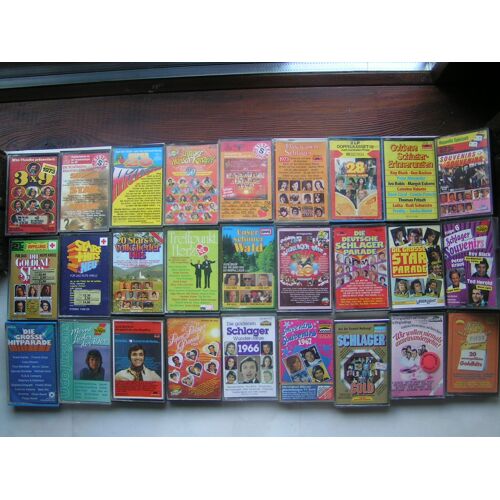27 Mc Cassettes Schlager Roy Black Udo Jurgens Karel Gott Compilation Best Off