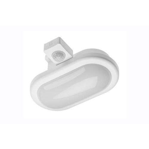 Plafonnier Ovale Delta - Detecteur De Mouvements - 17 X 14,5 Cm - 400 Lumens - Ip 54