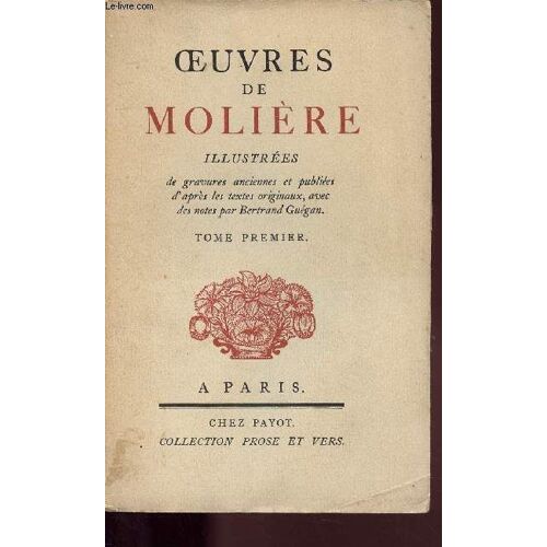 Oeuvres De Moliere Tome 1