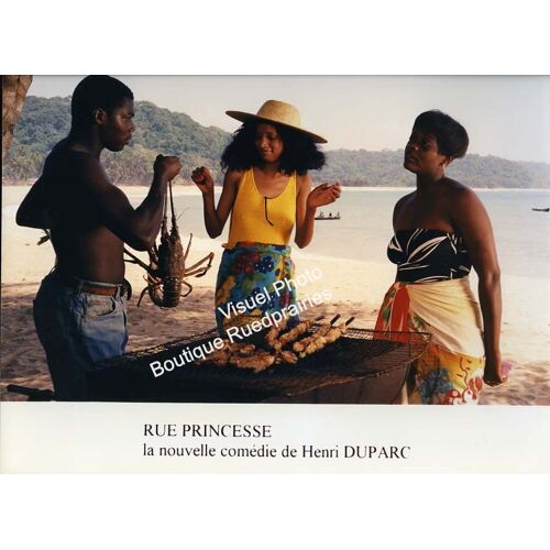 Rue Princesse : Jeu De 4 Photos Glacées D'exploitation Cinématographique - Format 24x30 Cm - De Henri Duparc Avec Félicité Wouassi, Akissi Delta, Alexis Bouazo - 1993
