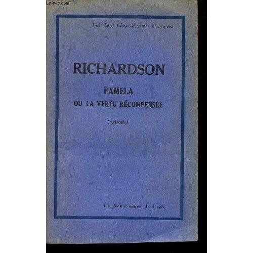 Pamela Ou La Vertu Recompensee
