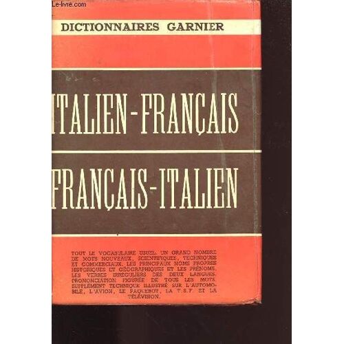 Dictionnaires Italien - Francais / Francais - Italien