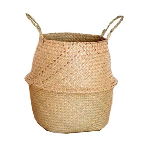 Panier de rangement en rotin, grand panier en osier, Pot de fleurs suspendu, panier à linge sale, nouvelle collection