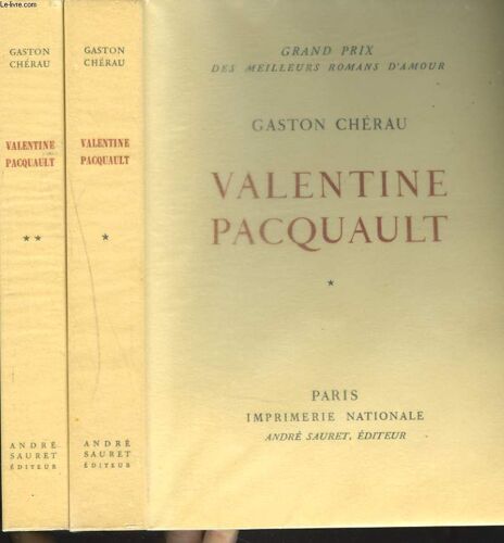 Valentine Pacquart. Tomes I Et Ii.