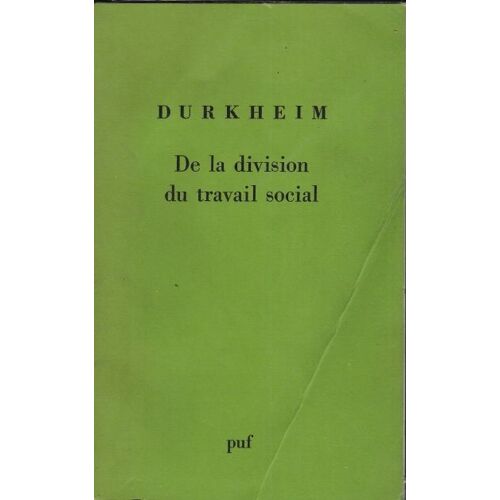 De La Division Du Travail Social