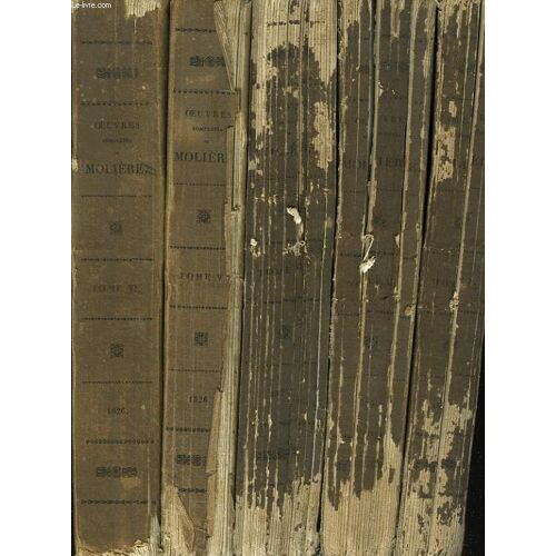Oeuvres Completes Avec Des Notices Historiques Et Littéraires. Précédées De Sa Vie Par Voltaire Et De Son Éloge Par Chamfort. Tomes I. Ii. Iii. V Et Vi. (Manque Le Tome Iv).