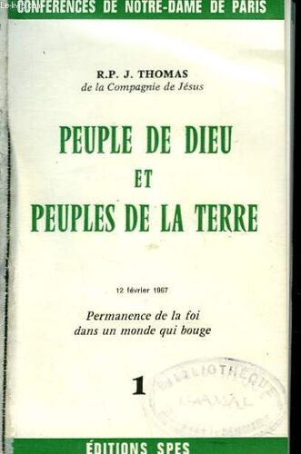 Peuple De Dieu Et Peuples De La Terre.