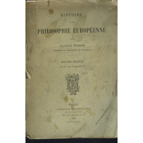 Histoire De La Philosophie Europeenne