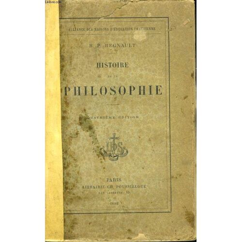 Histoire De La Philosophie.