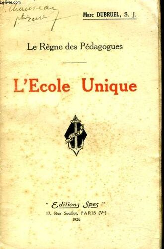 Le Regne Des Pedagogues