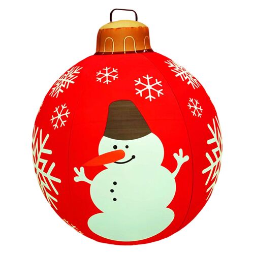 Boule de noël gonflable en PVC, boules décoratives pour noël, décoration de maison, Festival de mariage, pelouse extérieure