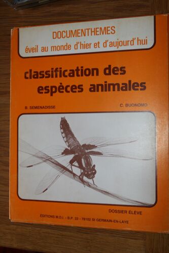 Classification Des Espèces Animales - Dossier Élève