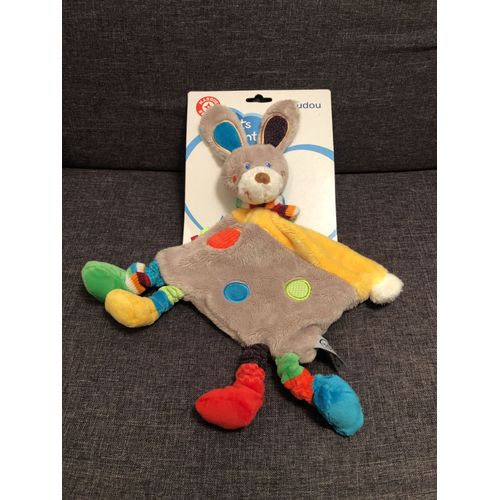 Doudou Lapin Mots D Enfants Plat