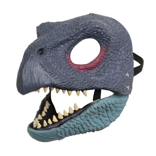 Masque Tête De Dinosaure Unique, À Mâchoire Mobile, Raptor, Animal Réaliste, Latex, Tête Complète Pour Carnaval, Déguisement D'halloween, Fête Cosplay