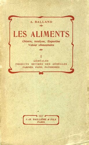 Les Aliments Chimie Analyse Expertise Valeur Alimentaire Les 2 Tomes