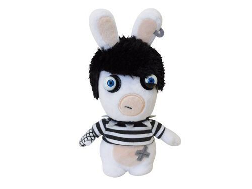 Peluche Lapin Crétin Gothic 20cm