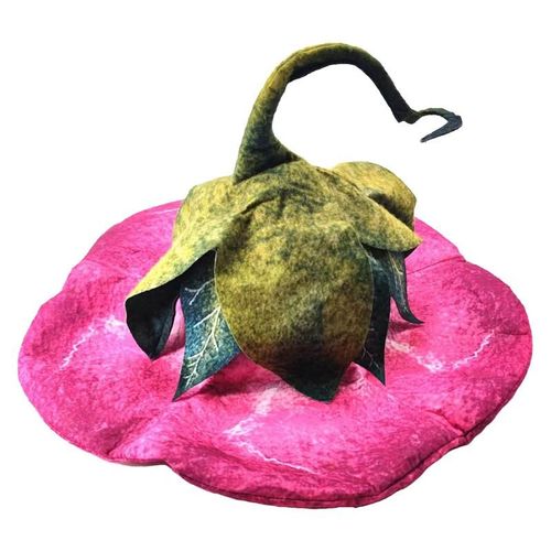 Chapeau De Sorcière En Feutre Tricoté Pour Femme, Chapeau En Forme De Lotus, Pour Fête D'halloween