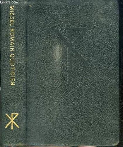 Missel Romain Quotidien - Vepres Et Complies Du Dimanche - Rituel