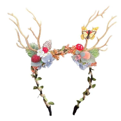 Bandeau De Cerf Pour Enfants, Cerceaux De Cheveux En Bois, Cadeaux Pour Amis, Accessoires De Cheveux, Costume De Noël Pour Mariage