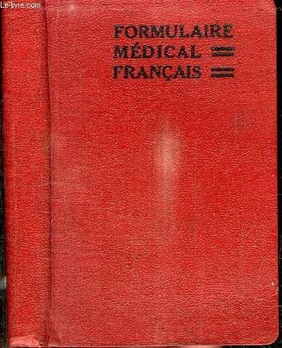 Formulaire Medical Francais